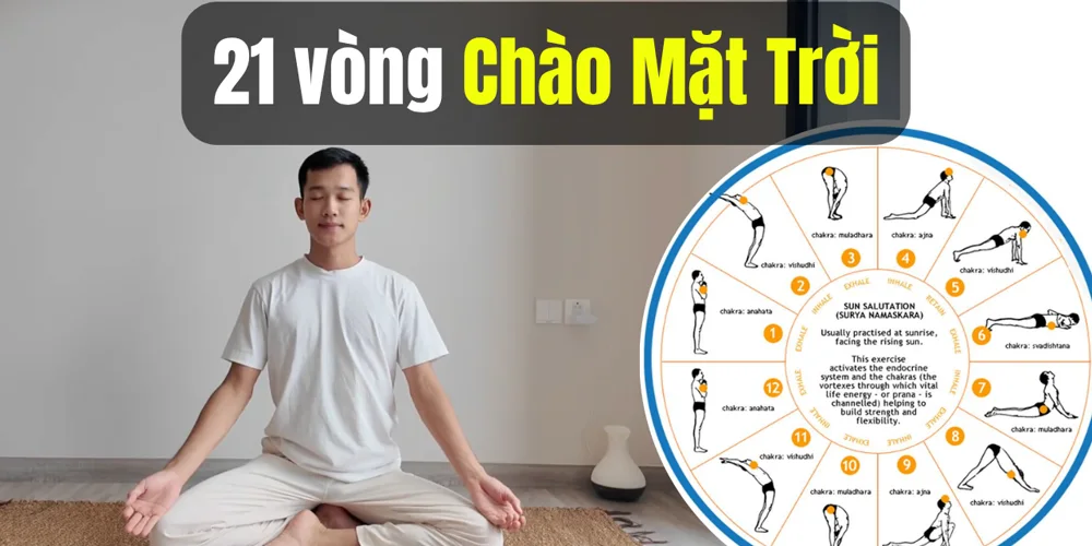 Buổi tập 21 vòng Chào Mặt Trời và Thở Thiền ngày 30/08/2026