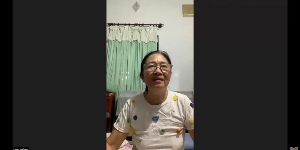 Cô Thụy Hoàng chia sẻ cảm nhận sau khóa học thở cùng Tâm Đức An